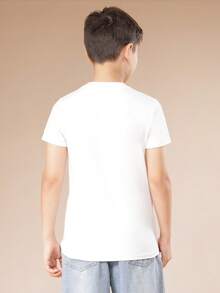 SUMWON Tween Boys T-Shirts - White - View 2