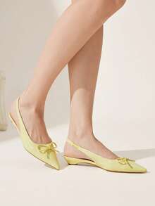 CUCCOO CHICEST Giày bệt nữ - Màu vàng - Xem 6