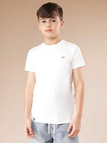 SUMWON Tween Boys T-Shirts - White - View 1
