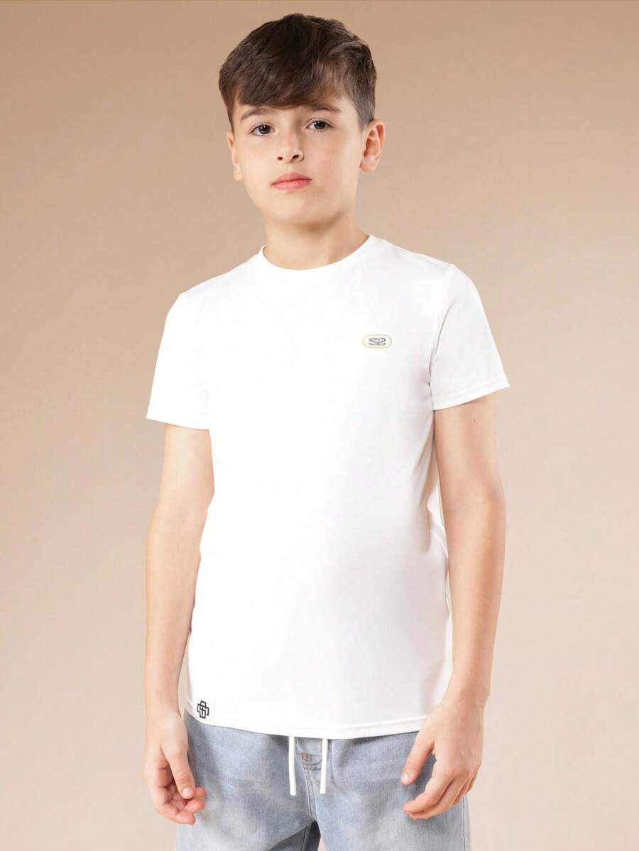 SUMWON Tween Boys T-Shirts - White - View 1