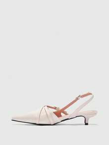CUCCOO BIZCHIC Women Heeled Sandals Spring Shoes - White - View 10