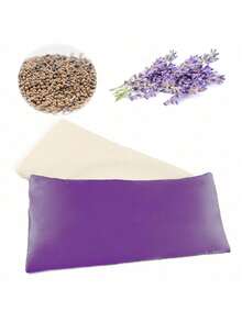 1PC Lavender Scented Weighted Eye Mask For Microwave Heating Yoga Relaxation Sleep Warm Cold Compress Soothing Aromatherapy Self Care - Multicolor - View 11