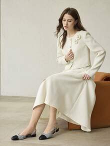 MOTF PREMIUM ZAPATOS PLANOS DE MUJER CON TIRAS CRUZADAS CÓMODOS - Negro - Ver 10