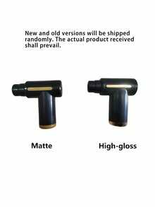 SHEIN مسدس تدليك محمول قابل للشحن عبر USB مصمم بأناقة، محرك عزم دوران عالي لتدليك الجسم والظهر والرقبة، مع بطارية ليثيوم قابلة للشحن 1200 ملي أمبير، هدية مثالية لعيد الأب وعيد الأم - نموذج زر - مشاهدة 7