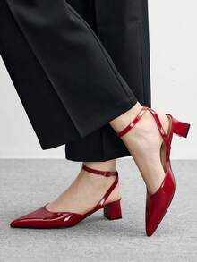 CUCCOO BIZCHIC Women Heeled Sandals - Red - View 5