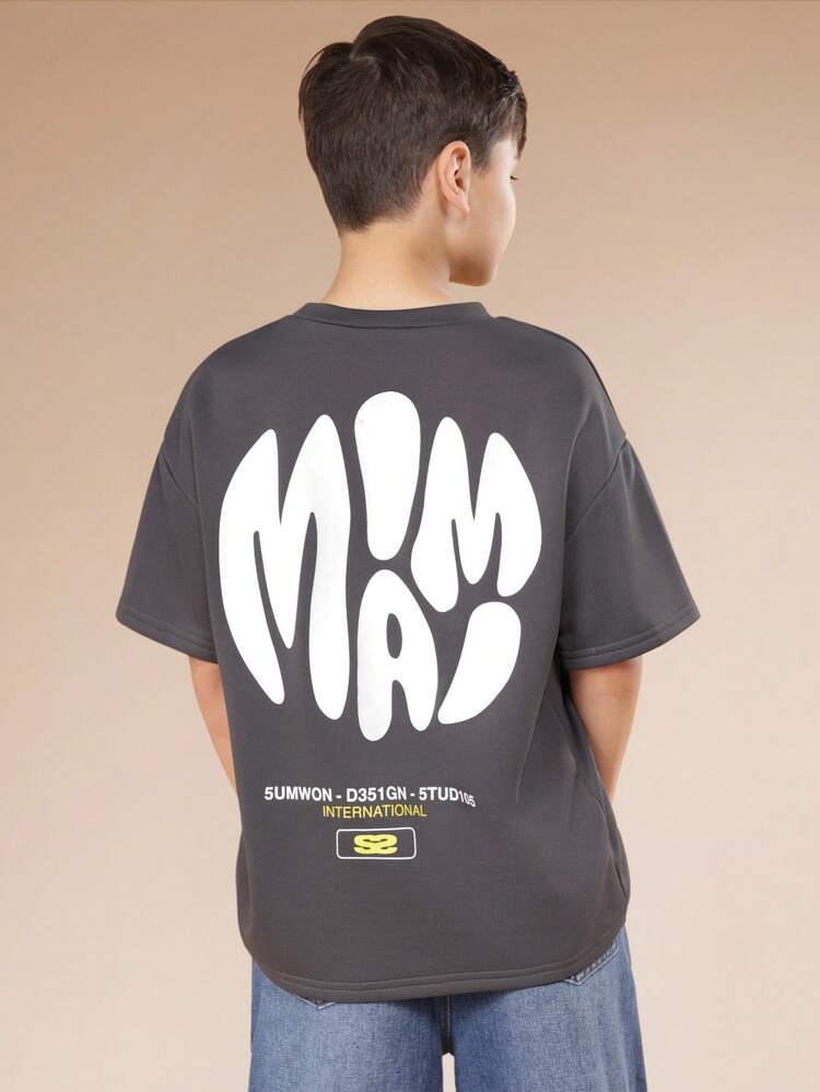 Camiseta gráfica extragrande con estampado de Miami