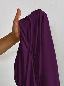 SHEIN Essnce Plus Size Women's Summer Casual Tight Tank Bodysuit, Summer , Curve , Brunch Outfit - Purple - View 9