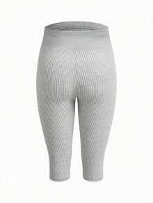 Modmama Maternity Solid Color Adjustable Waist Casual Capri Leggings - Multicolor - View 12