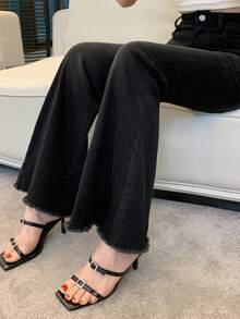 DAZY Women's Distressed Loose Casual Denim Jeans, Versatile For Spring And Summer - Blue - View 5