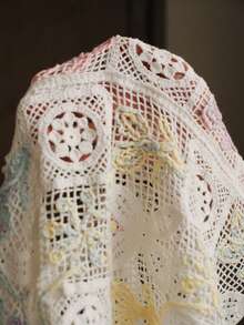 Anewsta Áo khoác ngoài dệt kim khoét lỗ đính cườm kiểu Pháp dành cho nữ, kiểu dáng mới mùa hè, không tay. - Nhiều màu - Xem 8