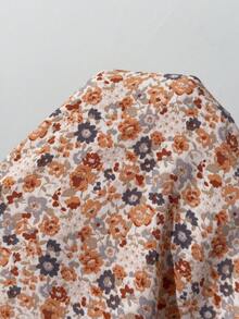 Boho Mama 孕妇碎花方领休闲短袖连衣裙 - 彩色 - 查看 11