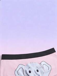 FeverCity Men's Comfortable & Sexy Elephant Print Boxer Briefs - Pink - View 6