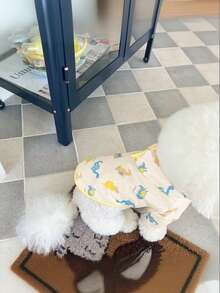 PETSIN 春夏新款恐龙变身服，狗狗防溅雨衣，泰迪熊，小型犬，宠物防雨服，宠物用品 - 彩色 - 查看 6