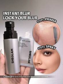 SHEGLAM Spray fijador impermeable con efecto borroso para cámara - transparente - Ver 1