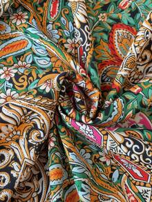 SHEIN LUNE 大码女士优雅休闲通勤百搭长款宽松外套，春夏款 - 彩色 - 查看 7