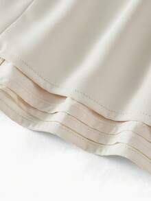 ZEYLAH 立体花朵镂空连衣裙 - 杏色 - 查看 7