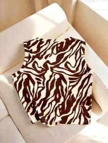 SHEIN LUNE Women's All-Over Print Round Neck Casual Summer Tank Top - Multicolor - View 2