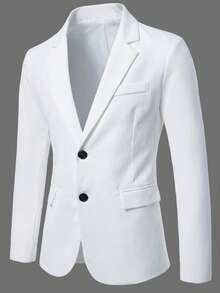 Manfinity Bizformal Men Blazers - White - View 1