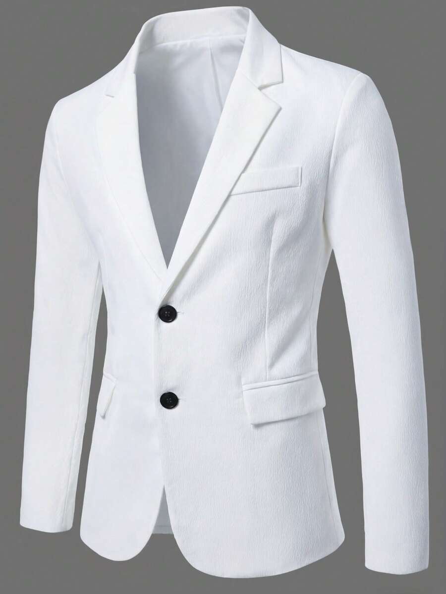 Manfinity Bizformal Men Blazers - White - View 1