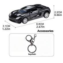 1PC Alloy Drift Car, [Dynamic Decoration] Dynamic Drift Car Dashboard Decoration, Iron Material, Uncharged Power Mode, Novelty Model With Physics-Based Movement For Vehicle Interior Accessory, Car Accessories A Stylish, Classic, And Sophisticated Car Ornament, Available In White, Red, Black, And Blue. A Simple Yet Luxurious Design, Perfect For Car Decoration, - multicolor - View 13