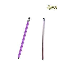 双头电容笔，触控笔，橡胶笔头，适用于平板电脑、手机等多种设备，是送给母亲、家人、朋友的生日、节日礼物。 - 彩色 - 查看 14