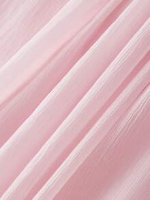 ZEYLAH 贴花荷叶边下摆连衣裙 - 粉色 - 查看 7