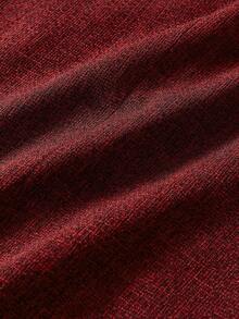 Officeau Men's Fashionable Shiny Spiked Collar Suit Jacket - Red - View 7