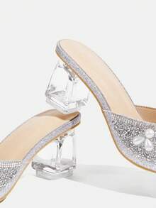 CUCCOO TILAWA Tacones para mujer - Gris plateado - Ver 11