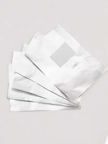 200片装大容量铝箔卸甲贴，快速卸甲，防漏，易撕，银色美甲工具，专业沙龙及居家美甲护理必备，卸甲护理 - 銀色 - 查看 5