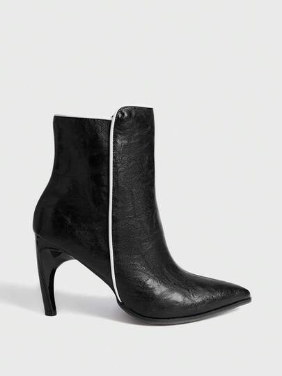 Sugerpunk Women's Side Zipper Design Casual Comfortable Short Boots, Versatile For Daily Wear