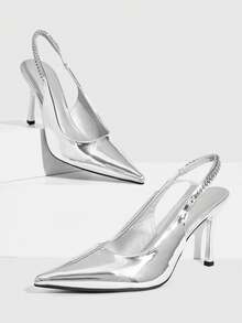 CUCCOO SZL Women Pumps - Silver - View 4