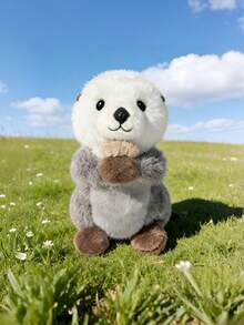 MINKOJA - BESTSELLERS 可爱的水獭毛绒玩具，仿真水獭造型，采用貂毛材质，触感柔软，是送给动物爱好者的理想礼物。它既是生日礼物，也是各种节日礼物的绝佳选择，还可作为沙发床表面的装饰摆件。 - 彩色 - 查看 4