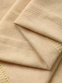 DAZY Women's Summer Round Neck Loose Pullover Printed Casual T-Shirt - Pale Yellow - View 7