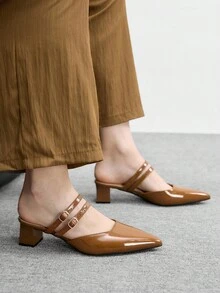 CUCCOO BIZCHIC Women Heeled Sandals - Brown - View 2