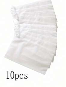 Bolsas organizadoras con cremallera y acabado mate - Mantén los artículos ordenados para ropa interior, maquillaje, papelería (1/5/10/15/20 paquetes) - transparente - Ver 9