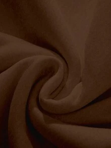 EMERY ROSE Sudadera holgada de cuello redondo con estampado de muñeco de nieve para mujer - Café integral - Ver 5