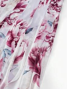 ZEYLAH 花卉印花垂坠露肩连衣裙 - 彩色 - 查看 7