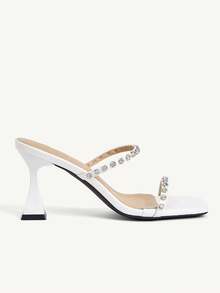CUCCOO CHICEST Women's High Heel Sandals - White - View 7