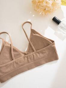 SHEIN Bộ 3 áo ngực nữ không đường may, không gọng, kiểu dáng thường ngày. - Nhiều màu - Xem 8