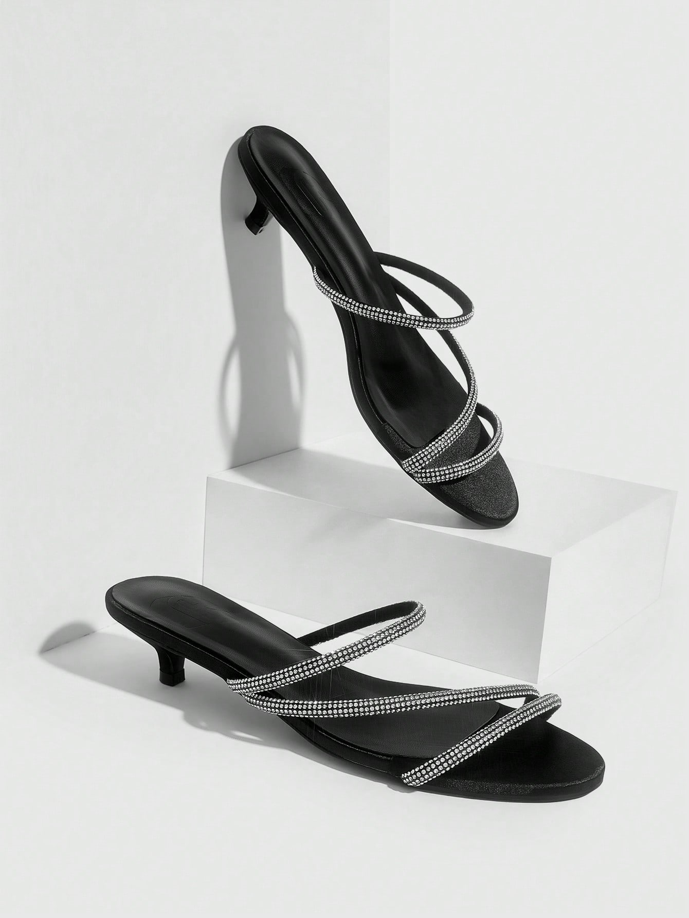 CUCCOO SZL صنادل كاجوال مريحة ذات كعب عالي للنساء...