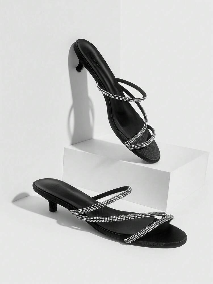 CUCCOO SZL Women's Comfortable Casual High Heel Sandals For Daily Wear, Summer Prom Heels