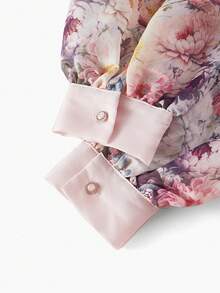 ZEYLAH 花卉印花飘逸连衣裙 - 粉色 - 查看 7