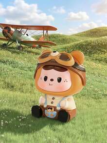 POKOJA LAND 10 Regular Models + 1 Hidden Farm And Circus Figurine Set, Cute Themed Collection Mini Statues, Suitable For Desktop Display As A Lovely Home Office Decoration Item. It Is A Unique Gift For Adults, Collectors, Friends And Family - Tide play blind box - View 10