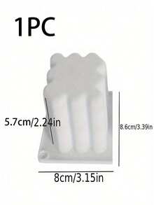 Molde de silicona con forma de corazón para velas, jabón y yeso, molde de manualidades DIY para hacer regalos para el Día de San Valentín y el Día de la Madre - Multicolor - Ver 13