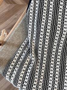 GlowEve Đầm nữ kẻ sọc cổ tròn dáng rộng không tay dài đến đầu gối - Nhiều màu - Xem 5