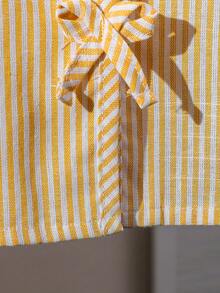 Vintaside Kids 女童夏季条纹荷叶边无袖背心，宽松版型，适合日常外出、休闲聚会、家庭派对、朋友聚会、儿童节服装 - 彩色 - 查看 5