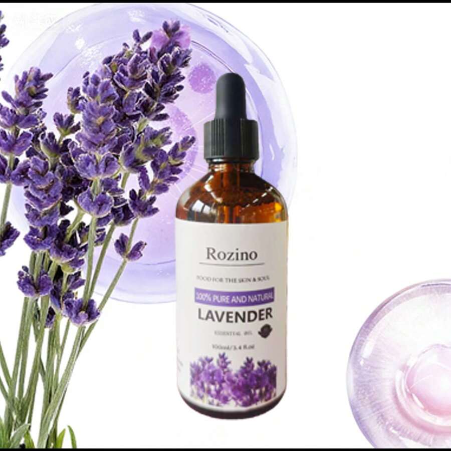 1/2pcs Lavender Essential Oil- Natural Lavender Essential Oil, Suitable For Light Beige And Hair Care, , Premium Massage And Humidifier Oil. - 1PC - View 1
