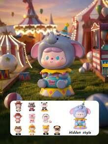 POKOJA LAND 10 Regular Models + 1 Hidden Farm And Circus Figurine Set, Cute Themed Collection Mini Statues, Suitable For Desktop Display As A Lovely Home Office Decoration Item. It Is A Unique Gift For Adults, Collectors, Friends And Family - Tide play blind box - View 14