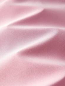 ZEYLAH 对比色蕾丝不对称下摆连衣裙 - 粉色 - 查看 5