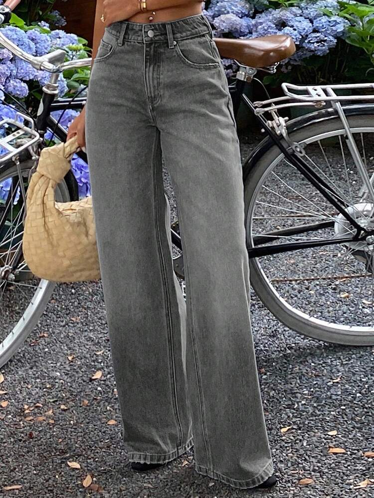 Tall Women's Casual Straight Leg Jeans
